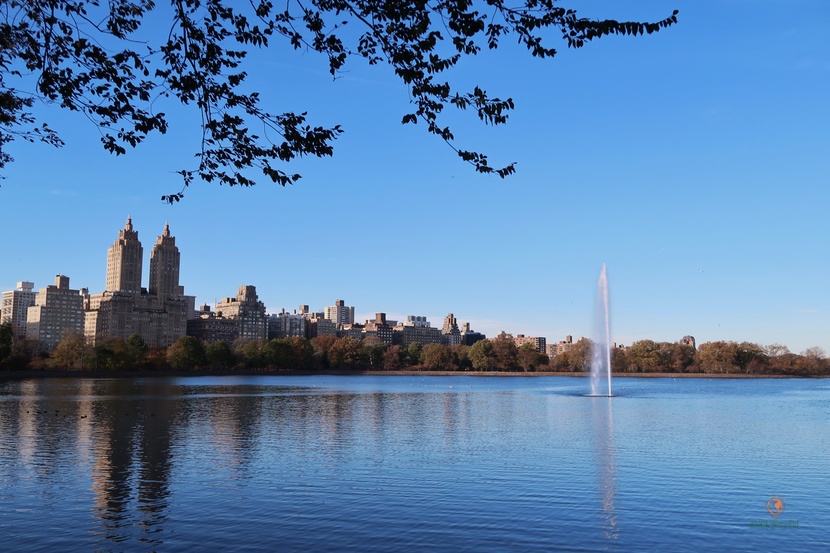 Central Park al atardecer.