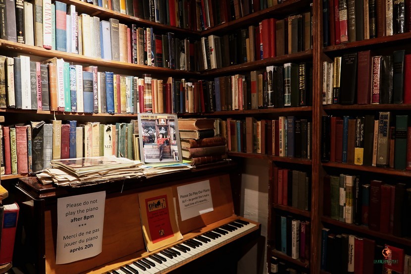Libreria Shakespeare en Paris.