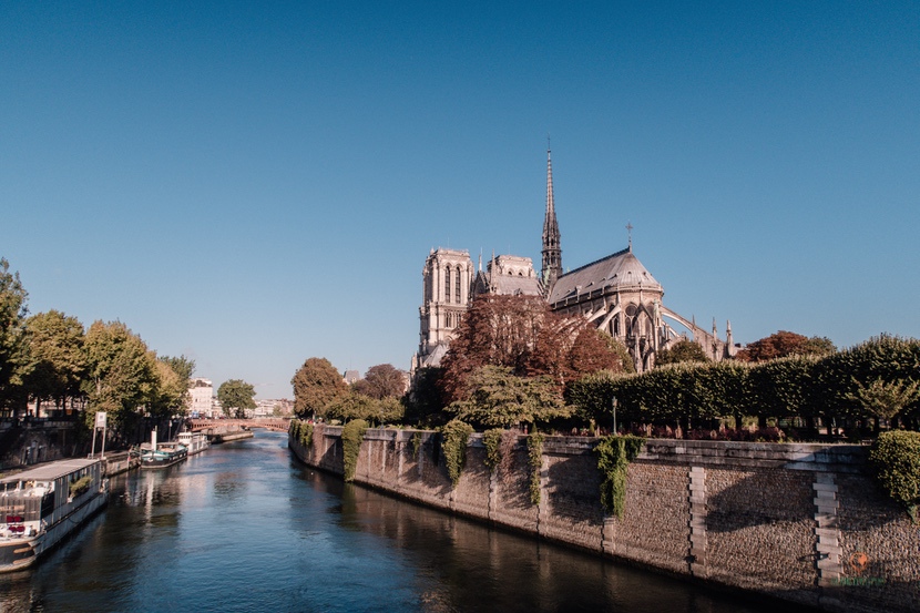 Río Sena en París.