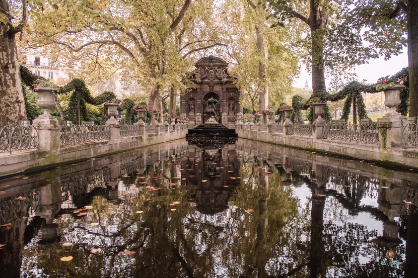 Jardines de Luxemburgo.