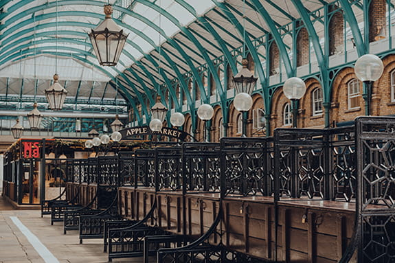 Principales destinos de la ciudad Covent Garden