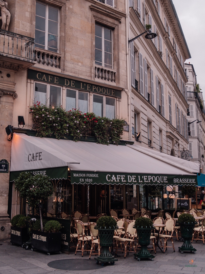 Brasserie en París.