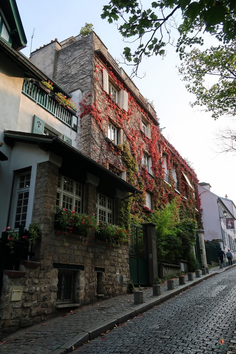 Ruta a pie por Montmartre.