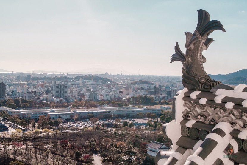 Vistas Castillo Himeji.