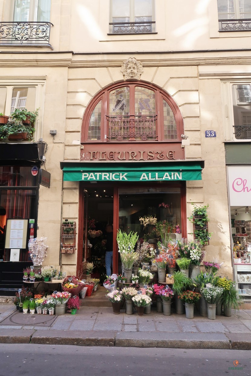 Île St Louis en París, cerca de Notre Dame.