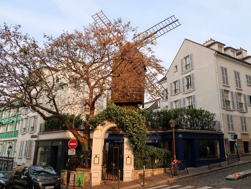 Le Moulin de la Galette en París.