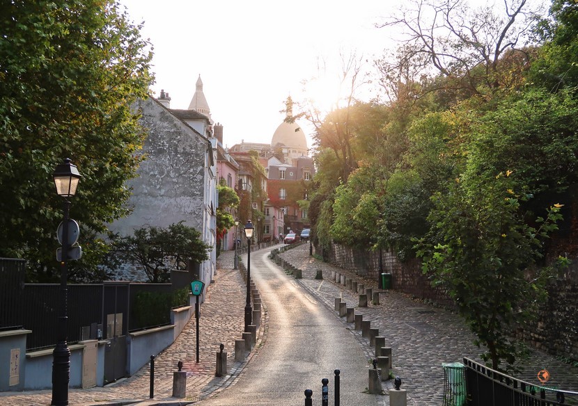 Rincones mágicos en el barrio de Montmartre.