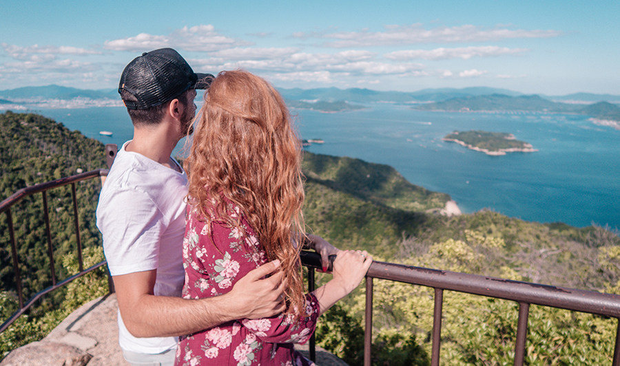 Vistas desde el monte Misen