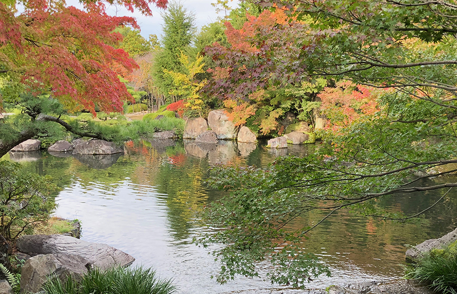 Lago en los Jardines Kokoen