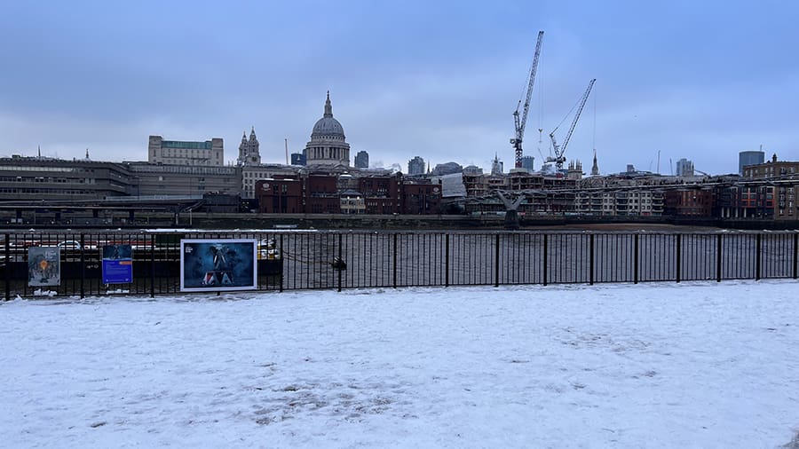 Londres nevado