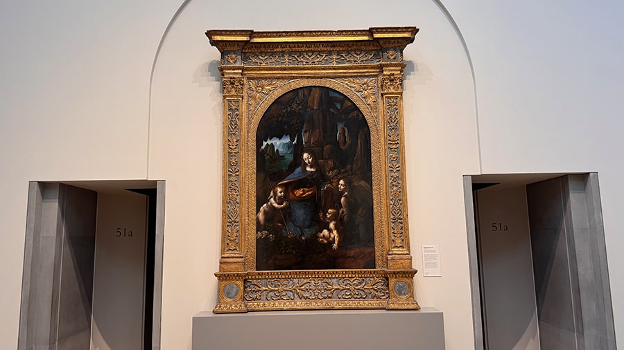 Zona naranja La virgen de las Rocas