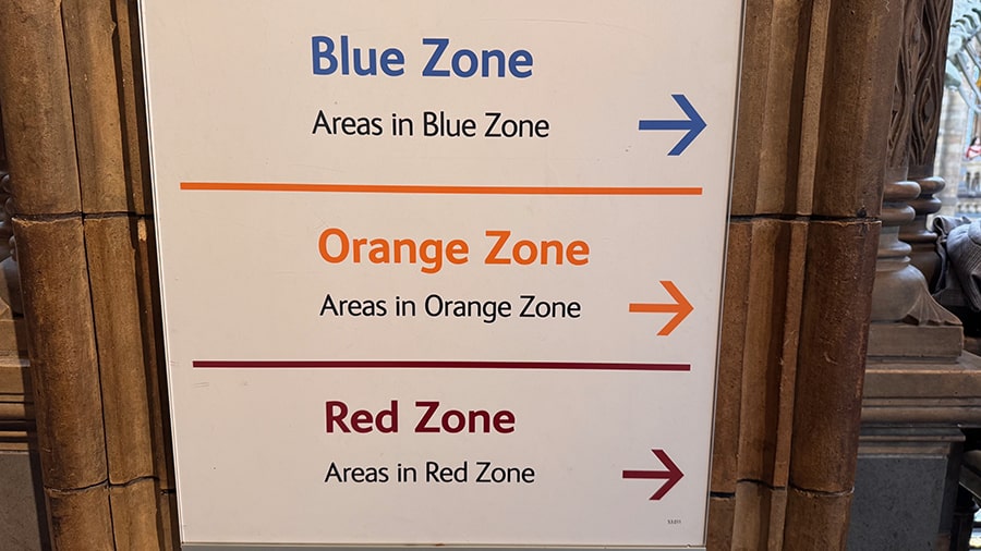 Zonas del Museo de Historia Natural