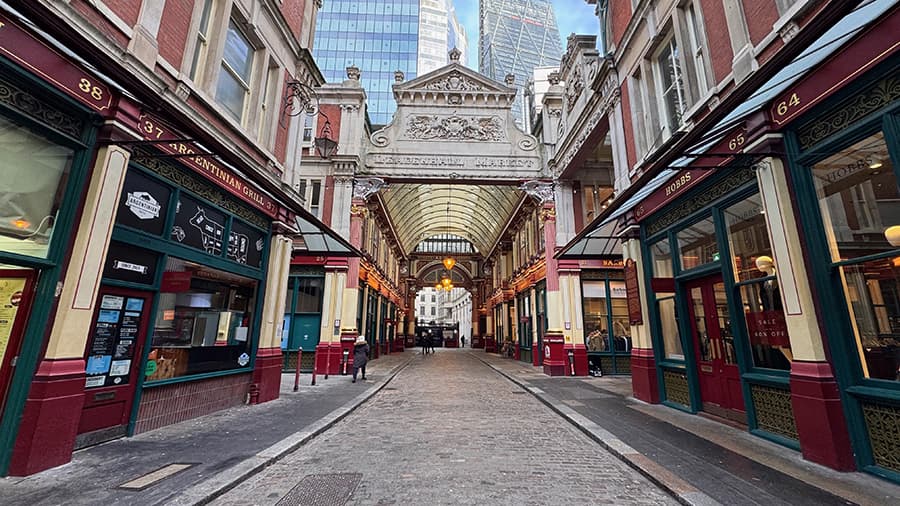 Leadenhall Market tour de Harry Potter